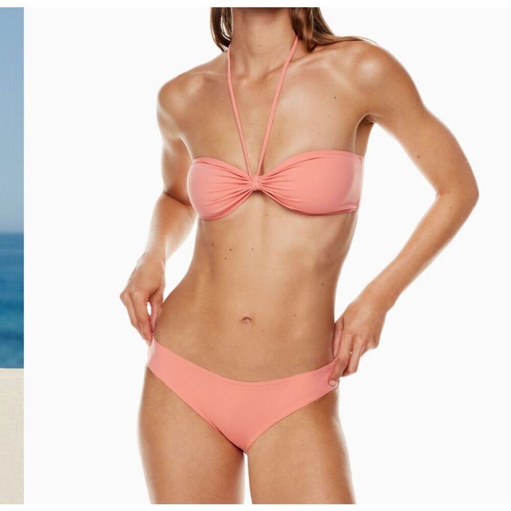 NWT Aritzia Babaton Convertible Bandeau Bikini Top Size Small Calypso Blue